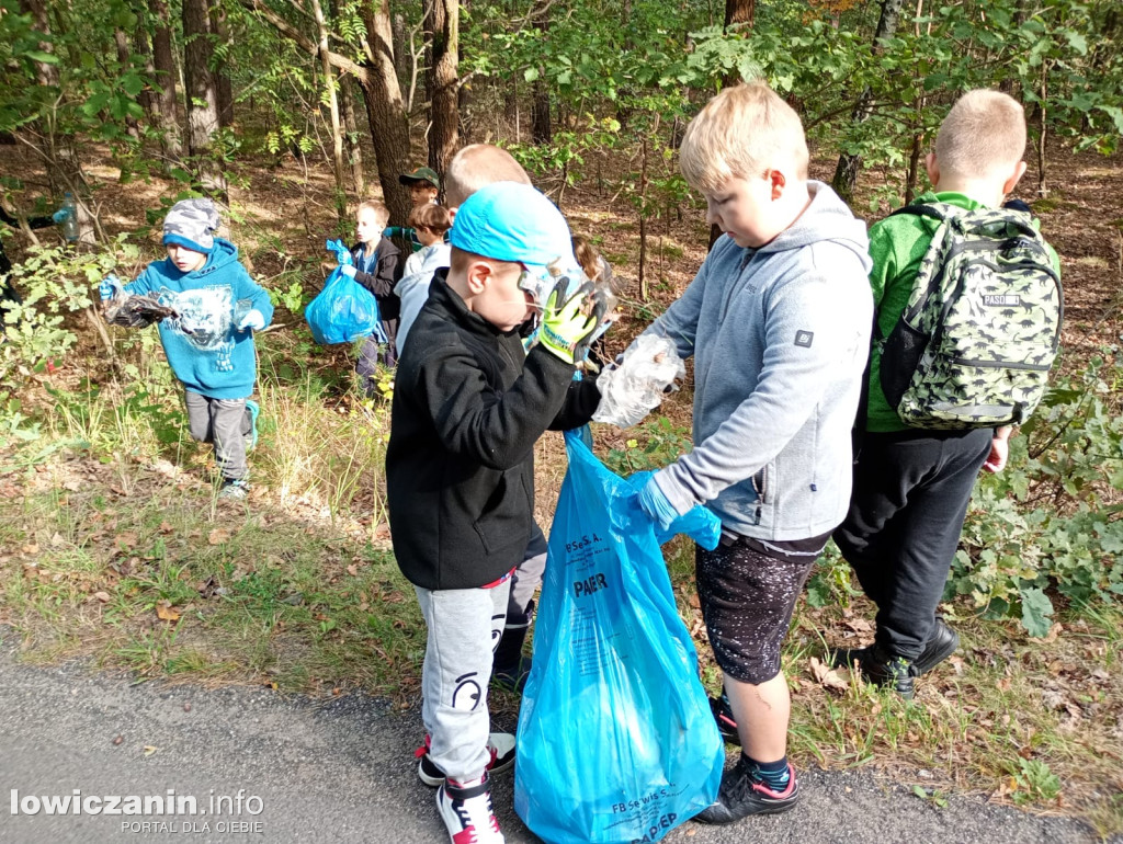 Akcja sprzątania świata w ZSP w Lubiankowie