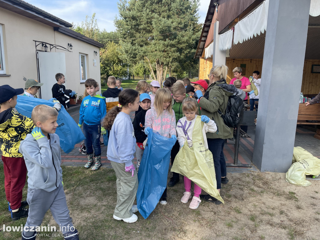 Akcja sprzątania świata w ZSP w Lubiankowie