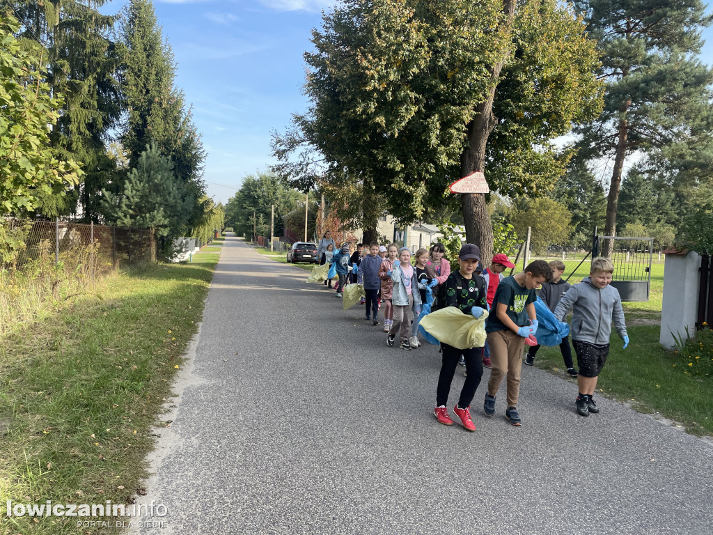 Akcja sprzątania świata w ZSP w Lubiankowie