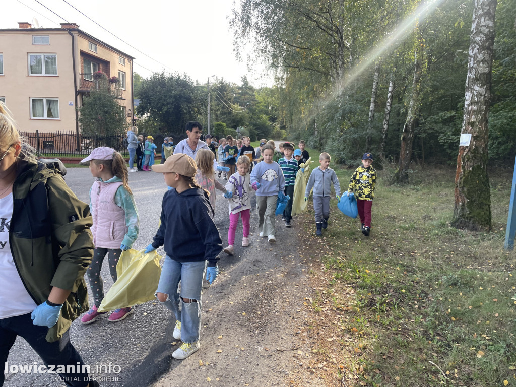Akcja sprzątania świata w ZSP w Lubiankowie