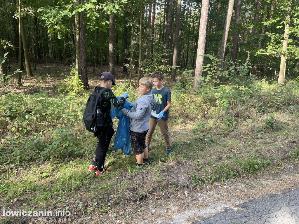 Akcja sprzątania świata w ZSP w Lubiankowie