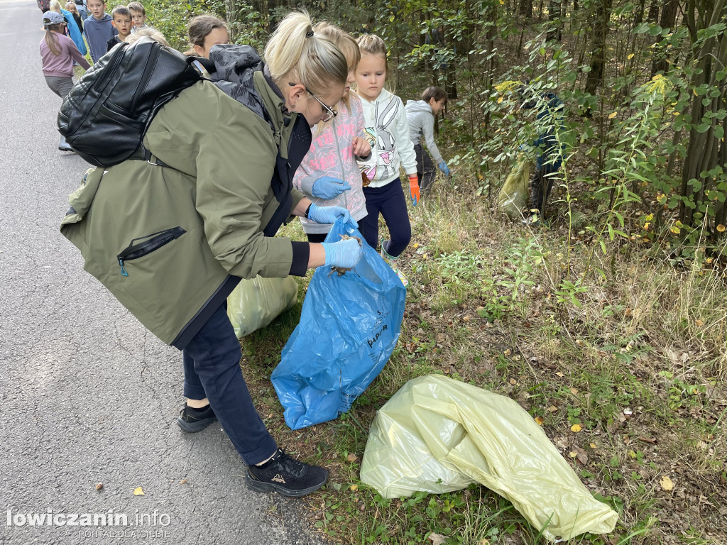 Akcja sprzątania świata w ZSP w Lubiankowie