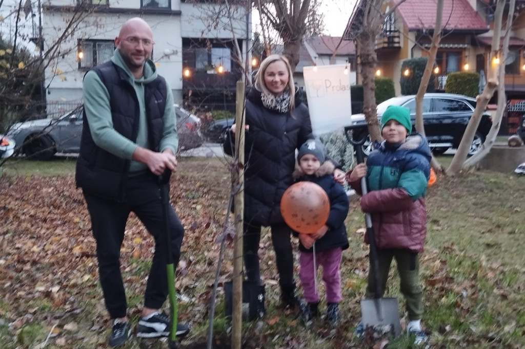 Fundacja Prolas posadziła drzewa przy ul. Motylińskiego