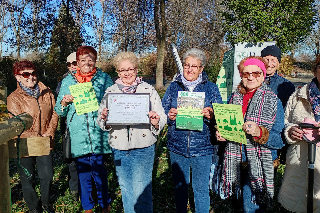 ŁUTW posadził kolejne drzewo z fundacją Prolas