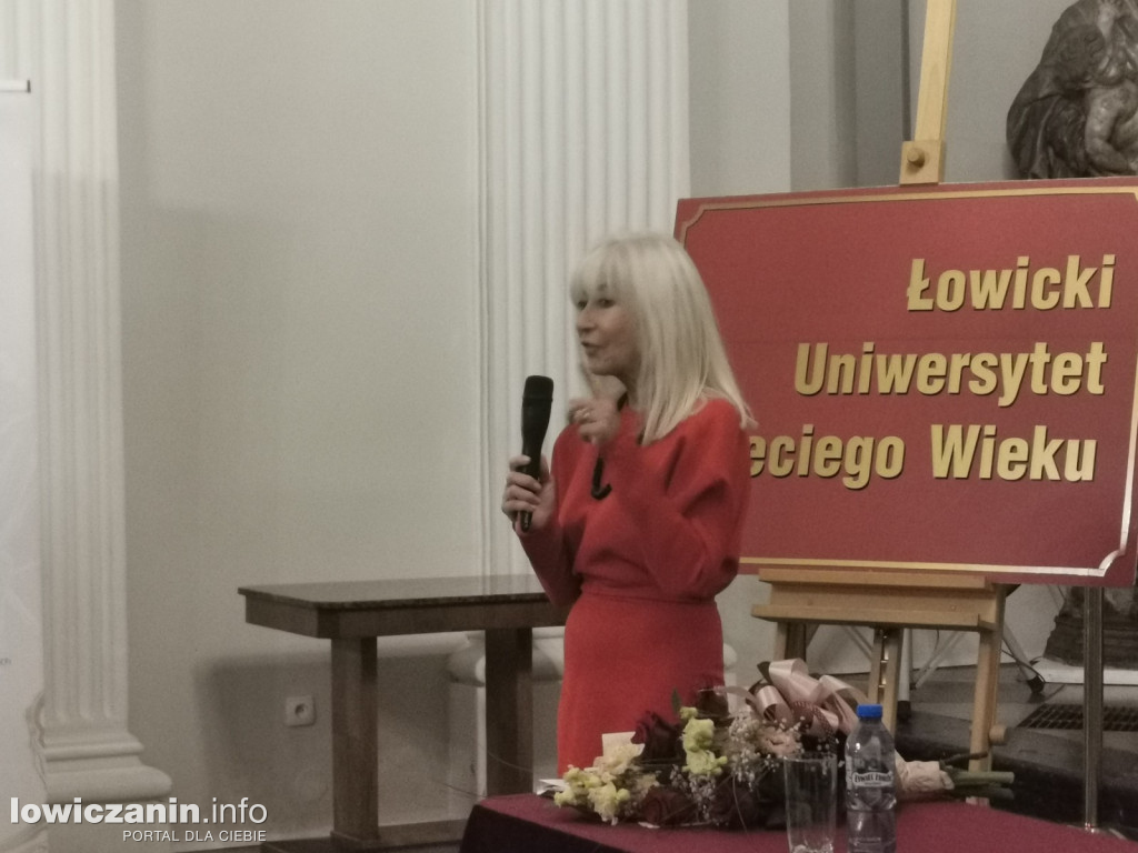Spotkanie z Anną Marią Wesołowską w łowickim muzeum