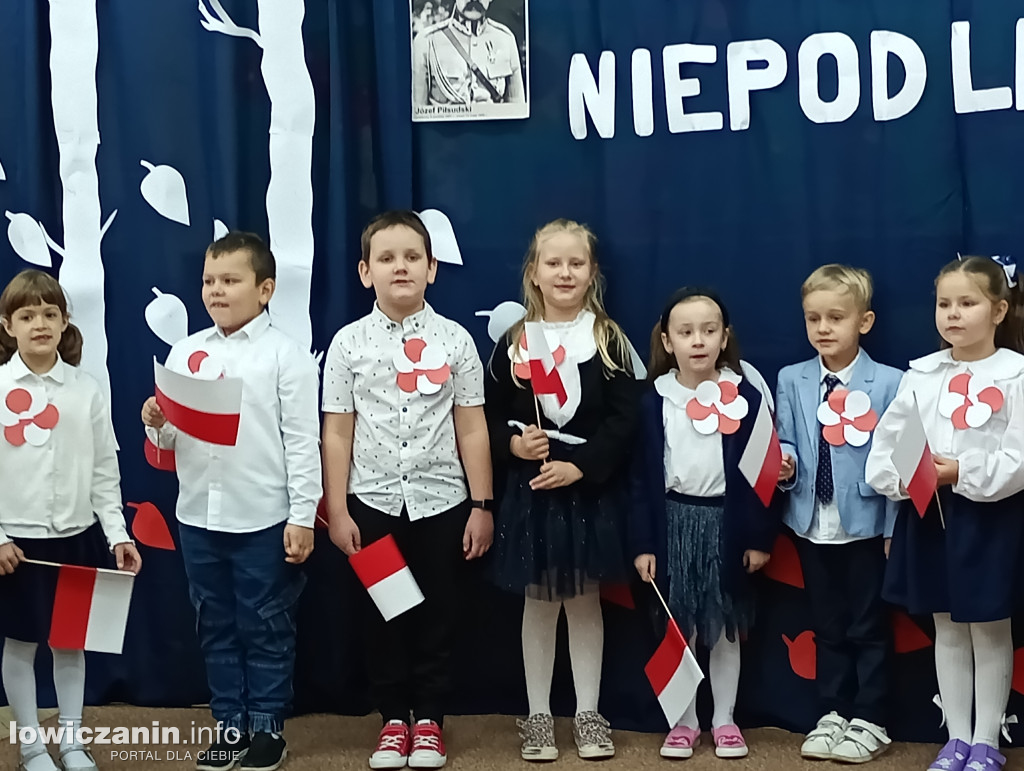 Przedszkolaki z łowickiej Stokrotki pamiętają o Dniu Niepodległości