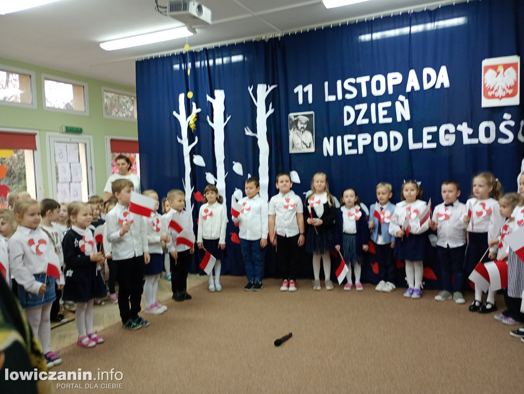 Przedszkolaki z łowickiej Stokrotki pamiętają o Dniu Niepodległości