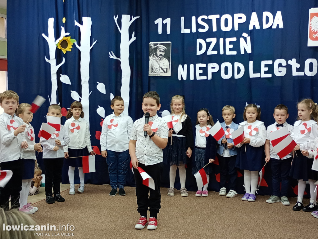 Przedszkolaki z łowickiej Stokrotki pamiętają o Dniu Niepodległości