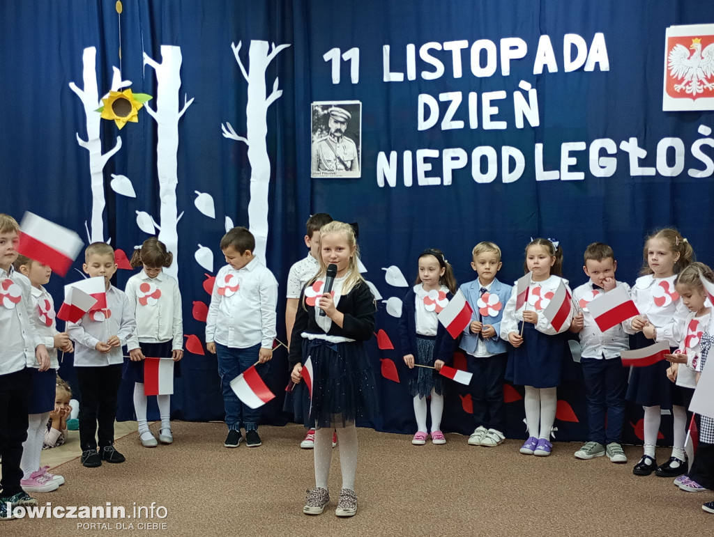 Przedszkolaki z łowickiej Stokrotki pamiętają o Dniu Niepodległości