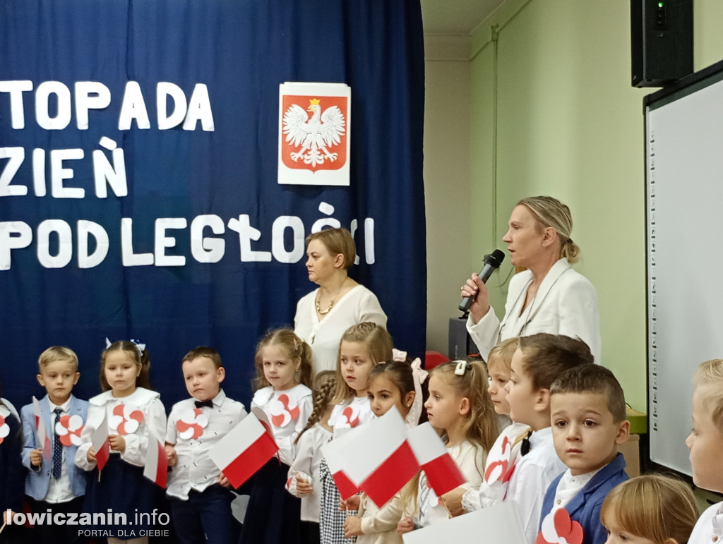 Przedszkolaki z łowickiej Stokrotki pamiętają o Dniu Niepodległości