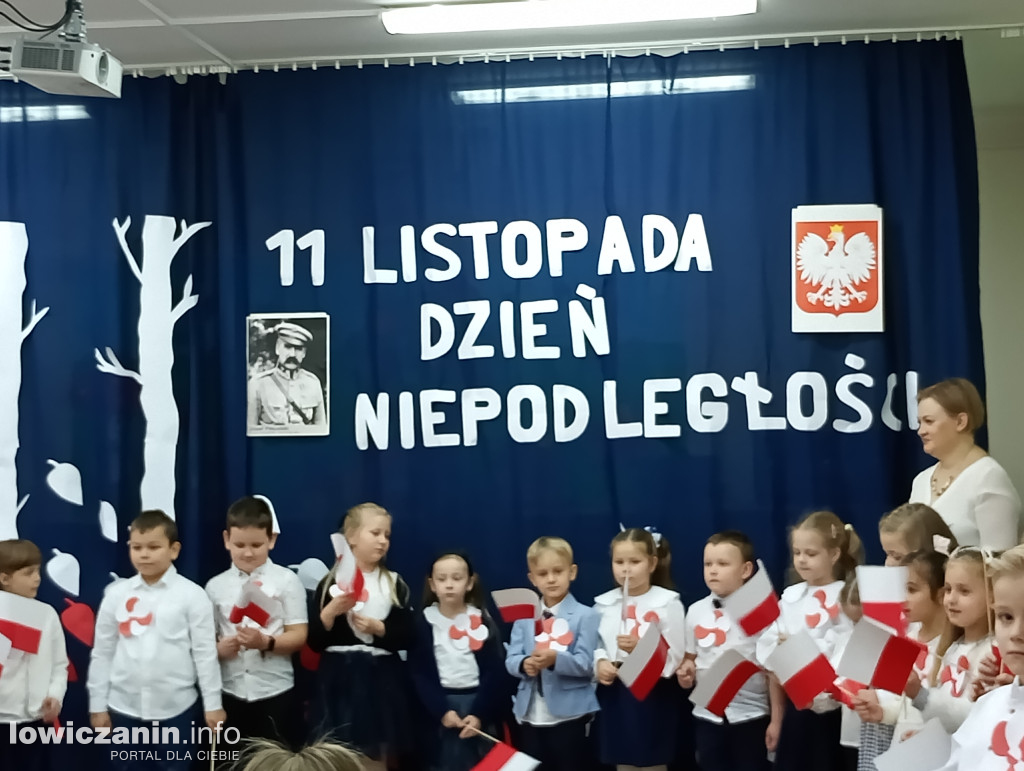 Przedszkolaki z łowickiej Stokrotki pamiętają o Dniu Niepodległości