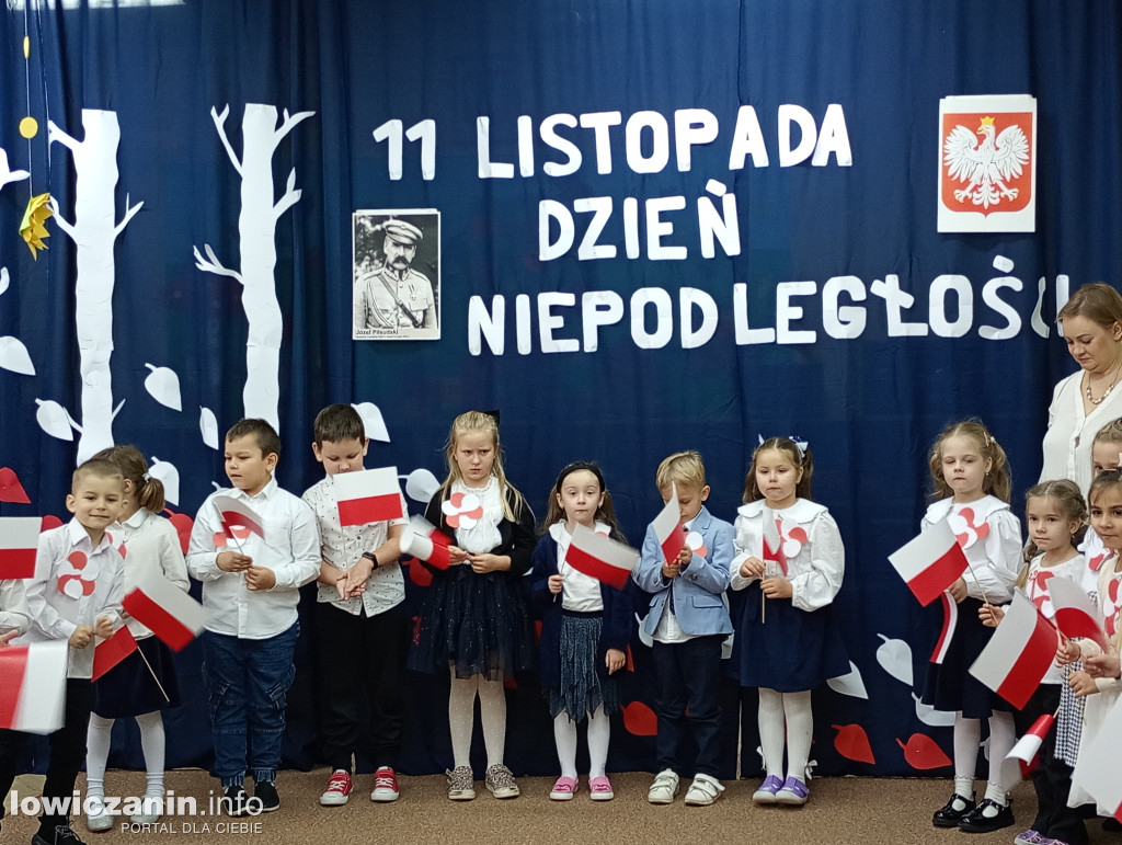 Przedszkolaki z łowickiej Stokrotki pamiętają o Dniu Niepodległości