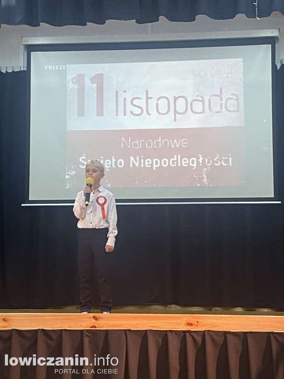 Święto Niepodległości w Szkole w Popowie