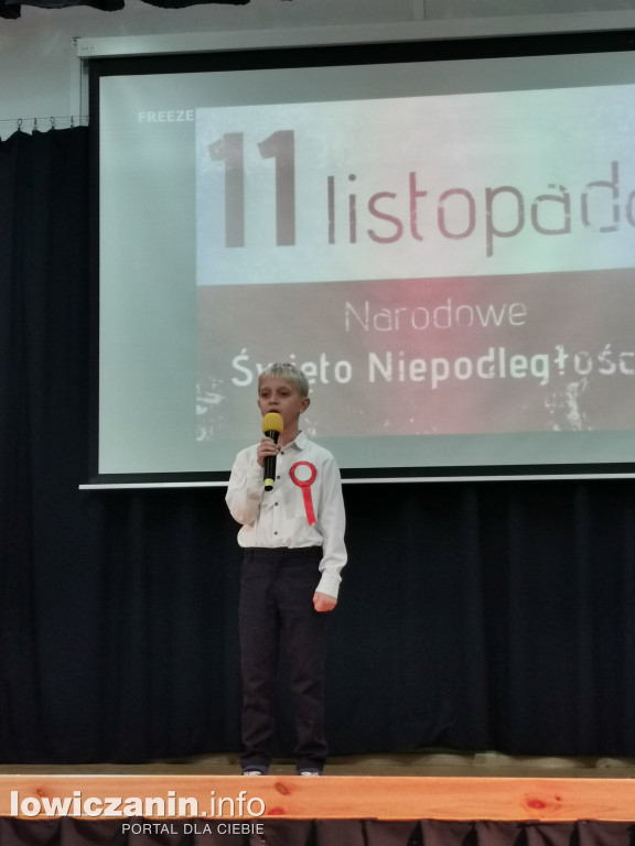 Święto Niepodległości w Szkole w Popowie