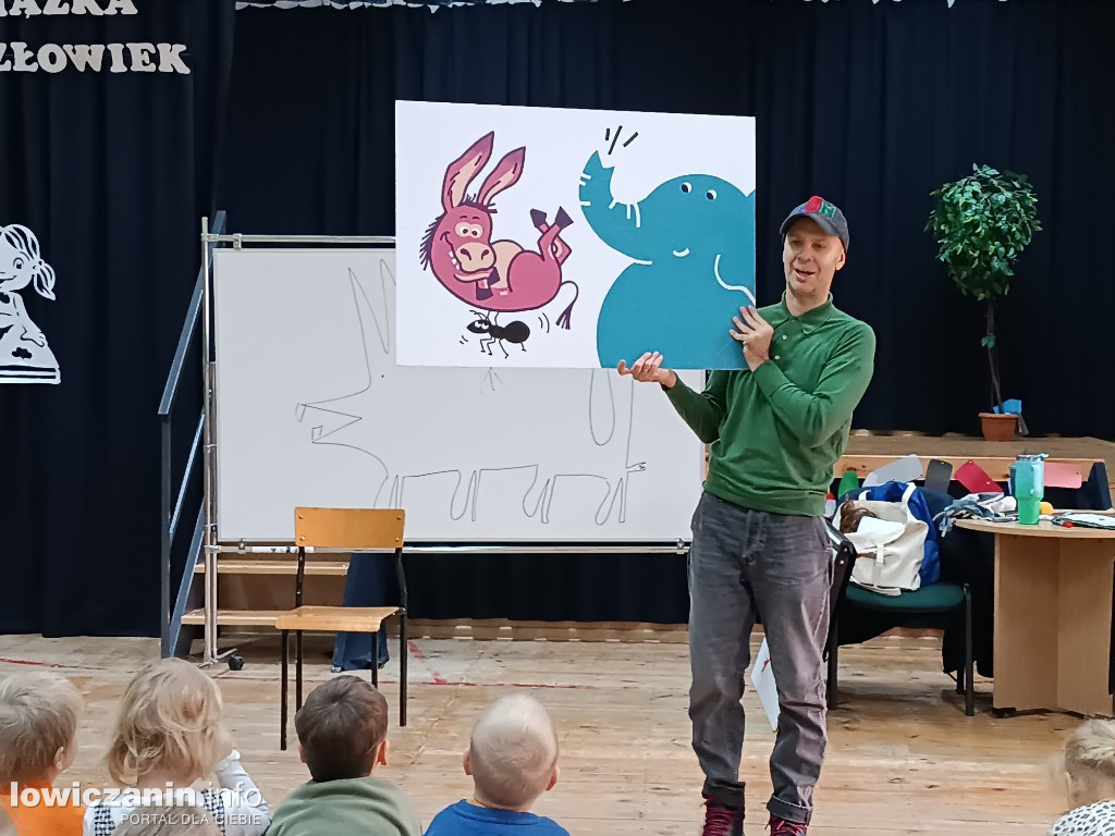 Spotkanie z autorem książek dla dzieci w Popowie