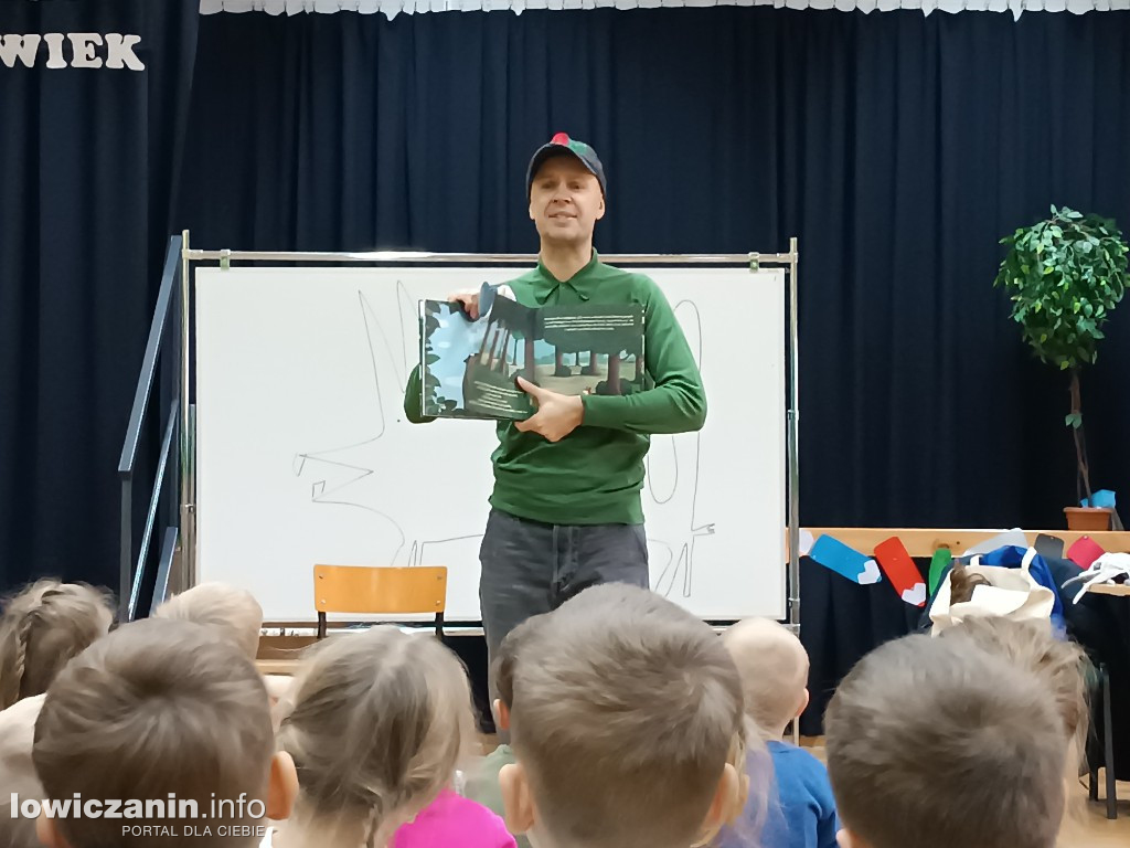 Spotkanie z autorem książek dla dzieci w Popowie