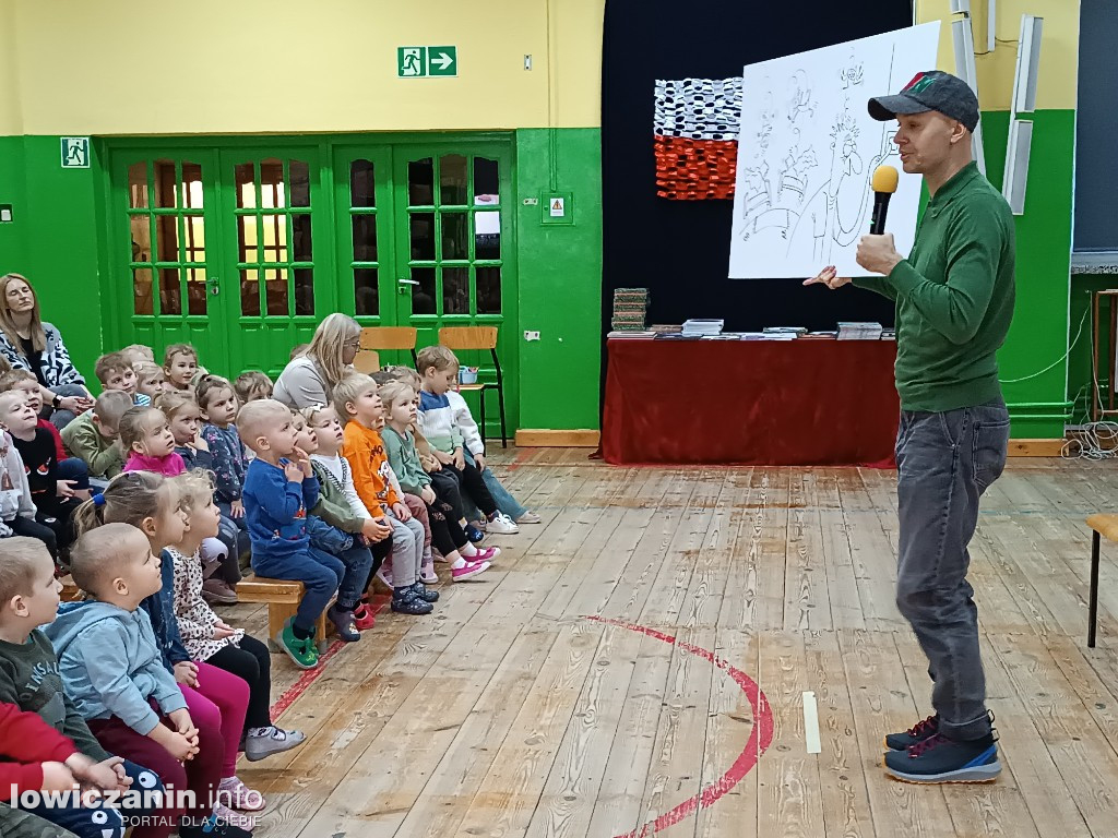 Spotkanie z autorem książek dla dzieci w Popowie