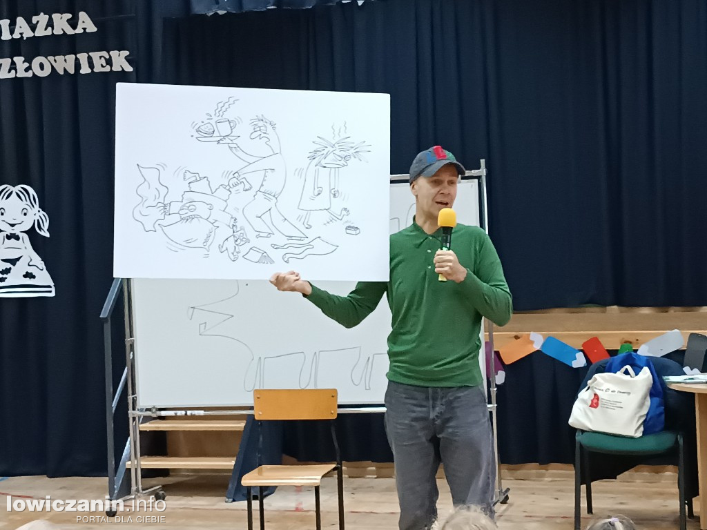 Spotkanie z autorem książek dla dzieci w Popowie