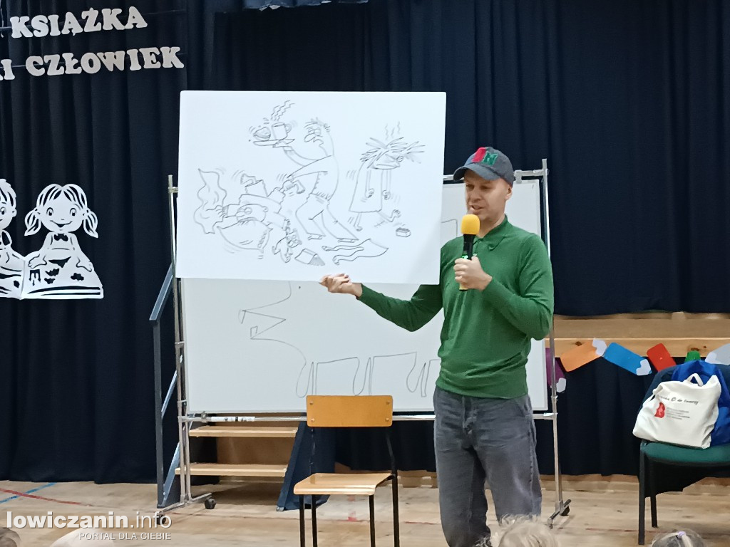 Spotkanie z autorem książek dla dzieci w Popowie