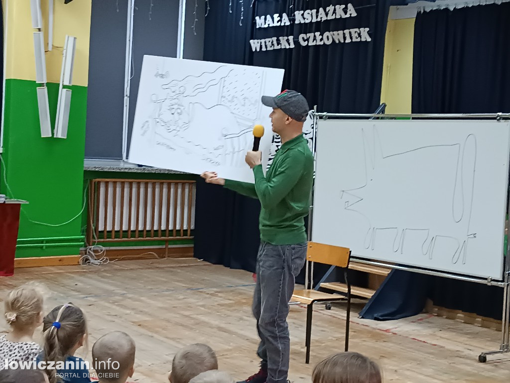 Spotkanie z autorem książek dla dzieci w Popowie