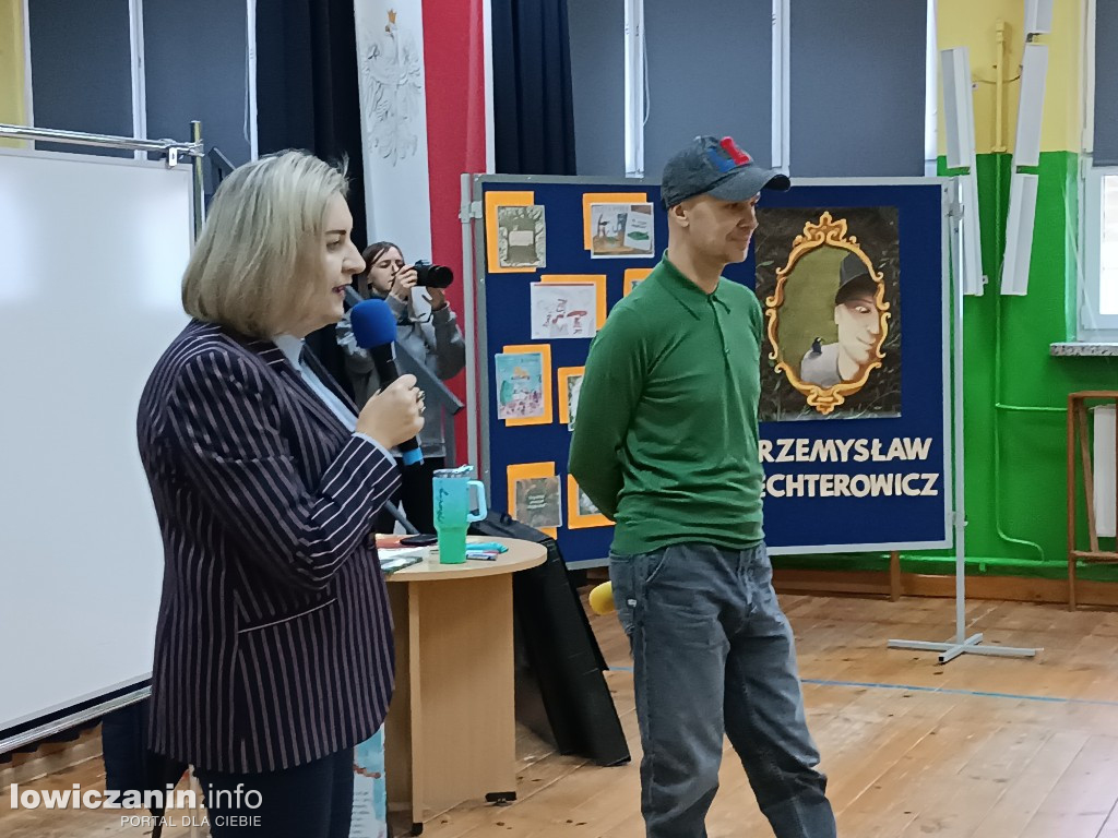 Spotkanie z autorem książek dla dzieci w Popowie