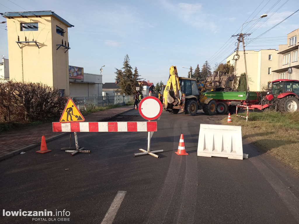 Prace na ul. Blich w Łowiczu