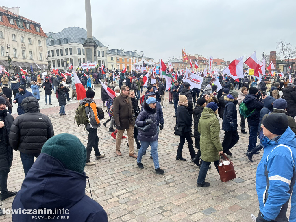 Protest w Warszawie