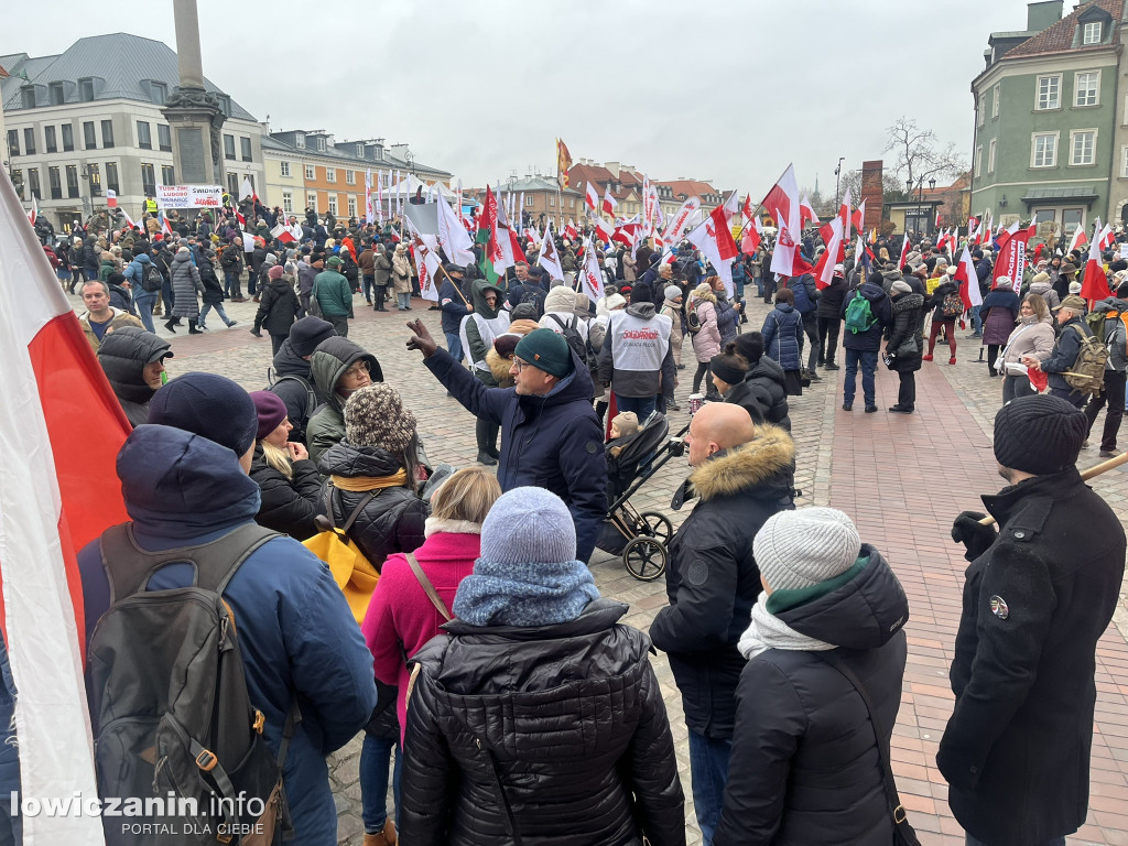 Protest w Warszawie