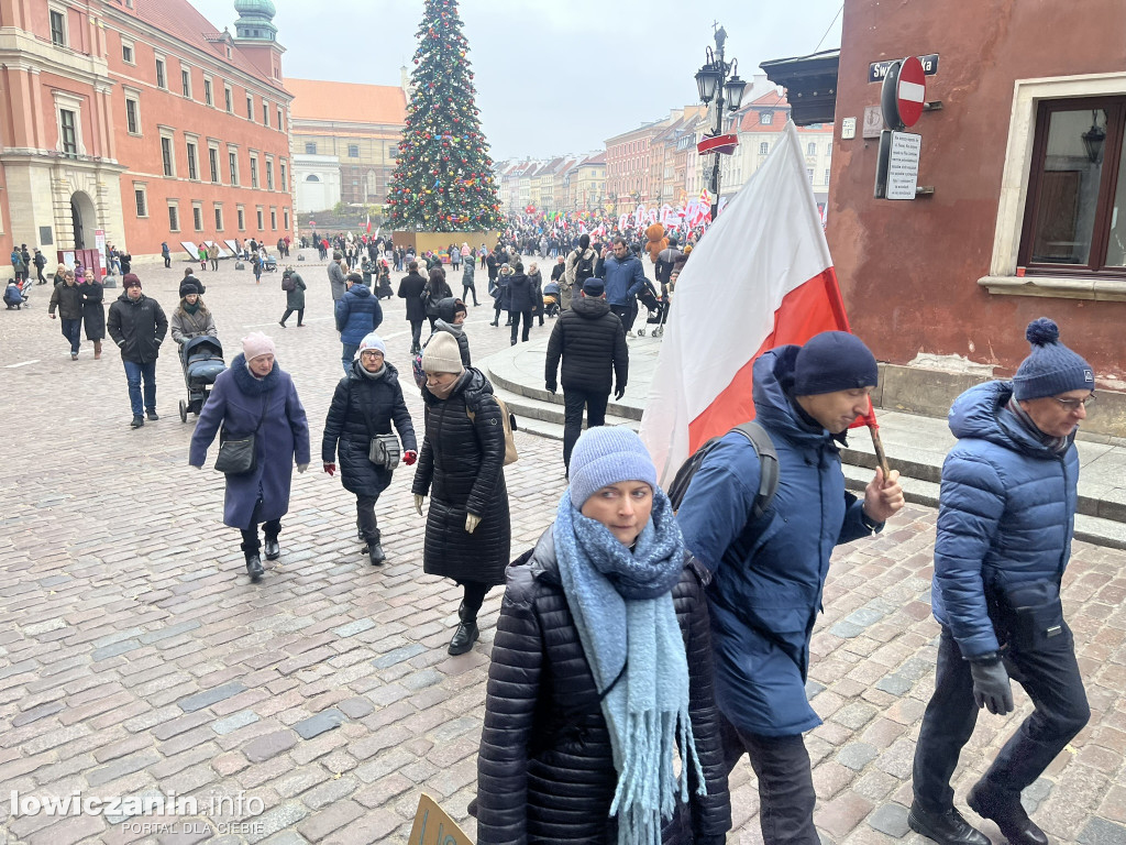 Protest w Warszawie