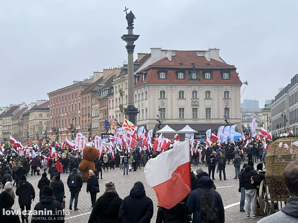 Protest w Warszawie