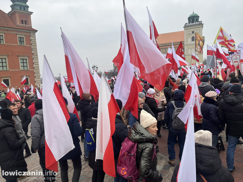 Protest w Warszawie