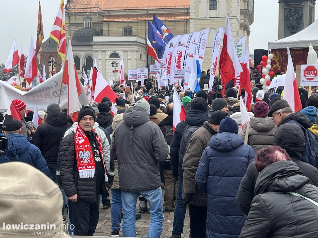 Protest w Warszawie