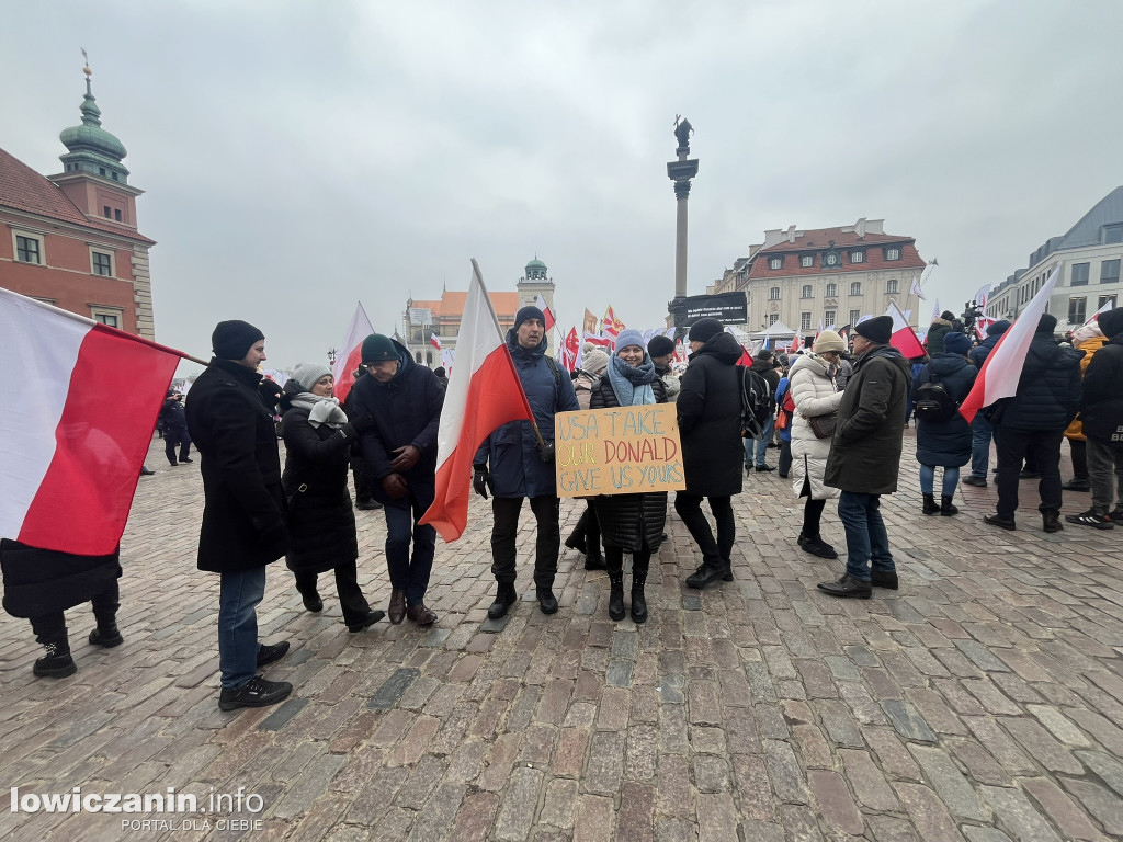 Protest w Warszawie