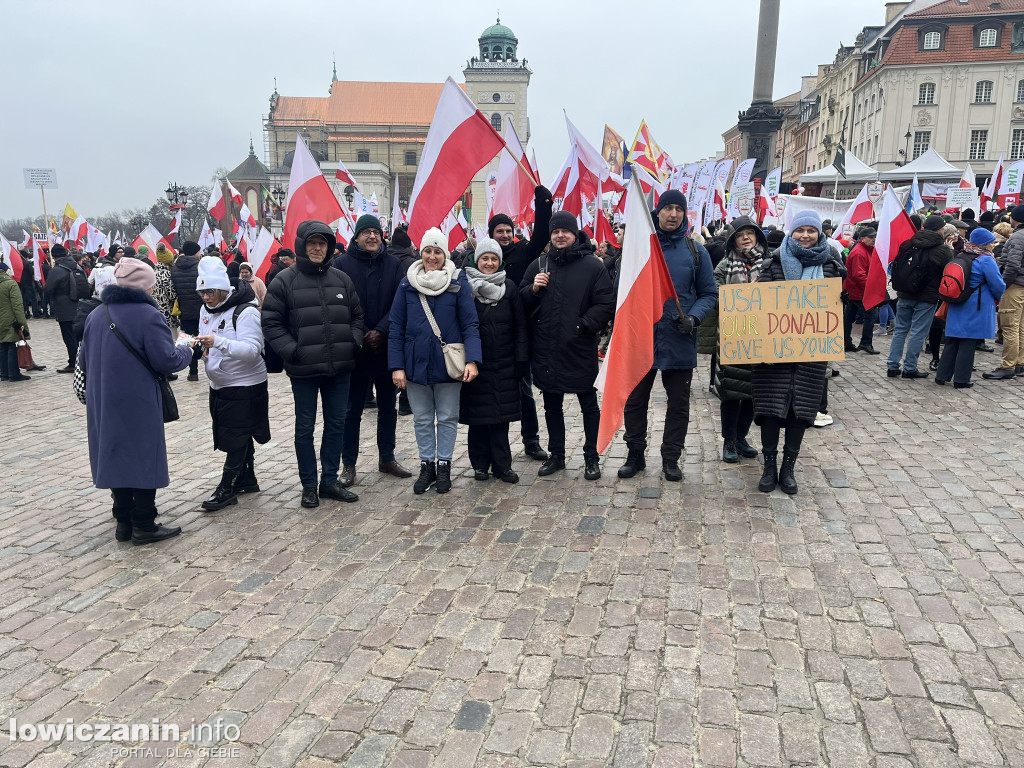 Protest w Warszawie