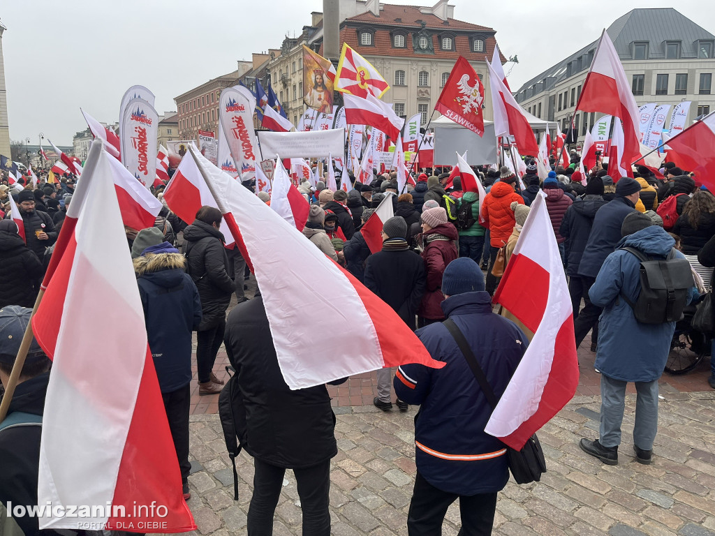 Protest w Warszawie