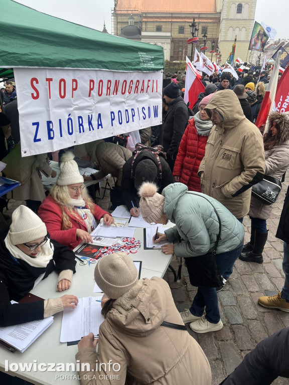 Protest w Warszawie