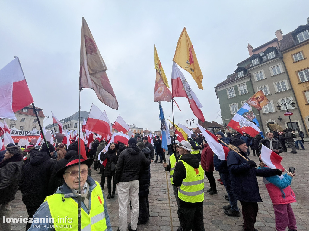 Protest w Warszawie