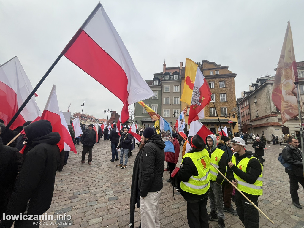 Protest w Warszawie