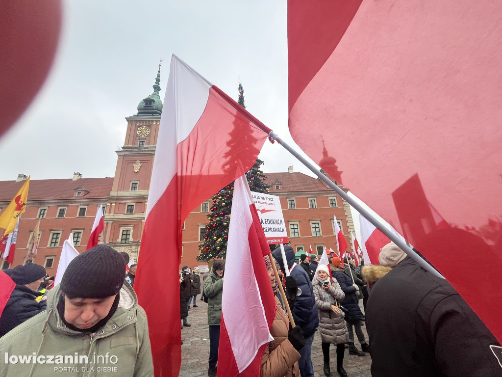 Protest w Warszawie