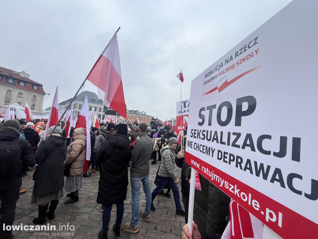 Protest w Warszawie