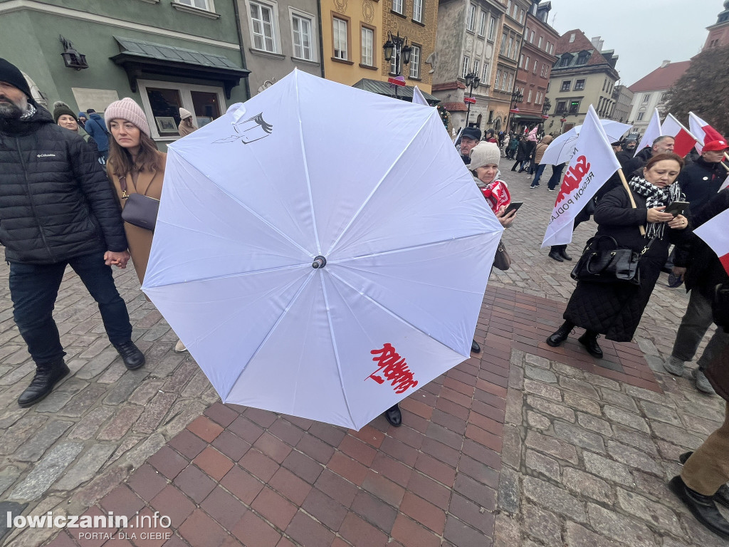 Protest w Warszawie