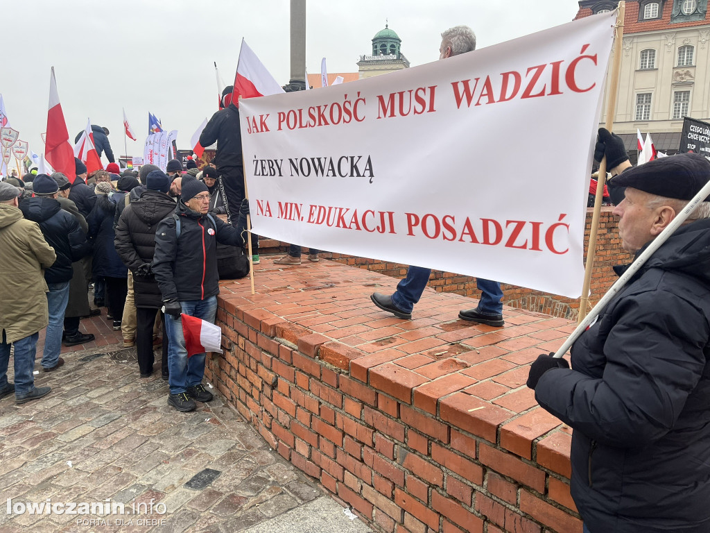 Protest w Warszawie