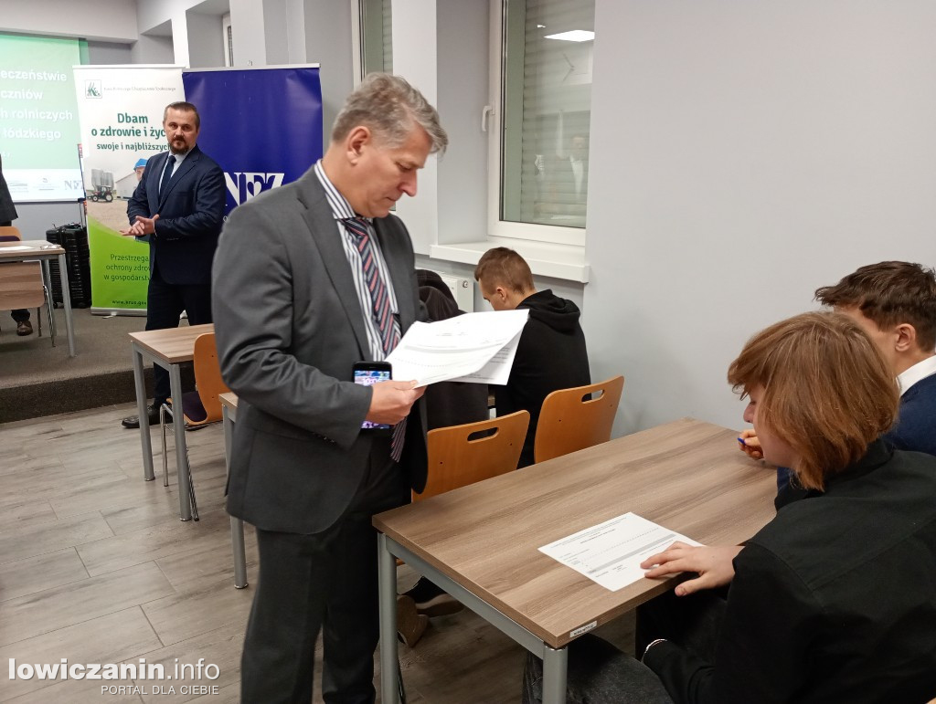 Finał XVI Wojewódzkiego konkursu wiedzy o BHP