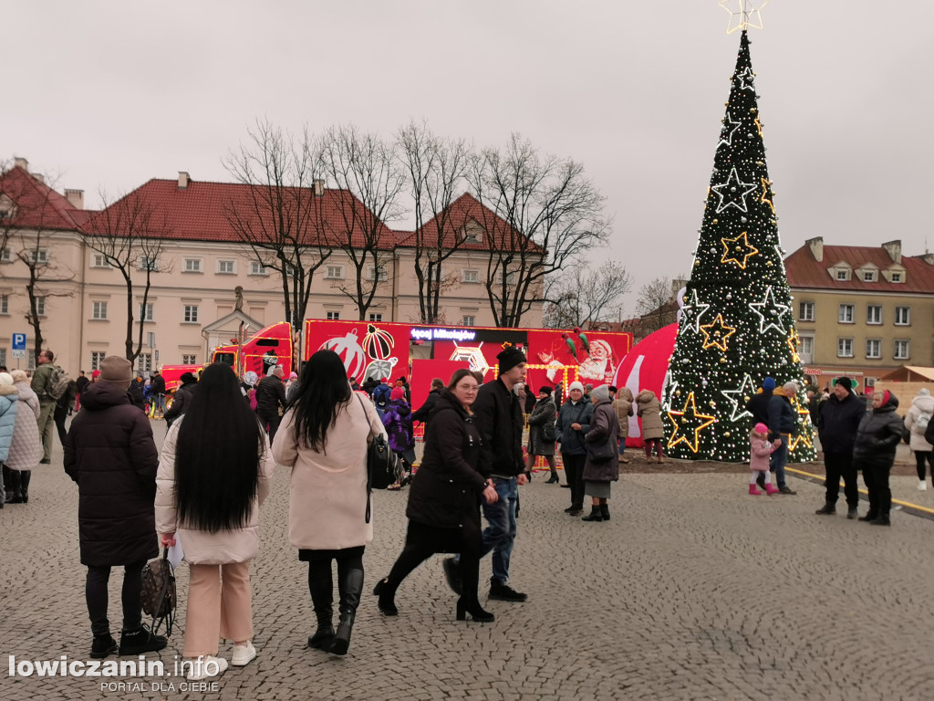 Ciężarówka Coca-Coli w Łowiczu