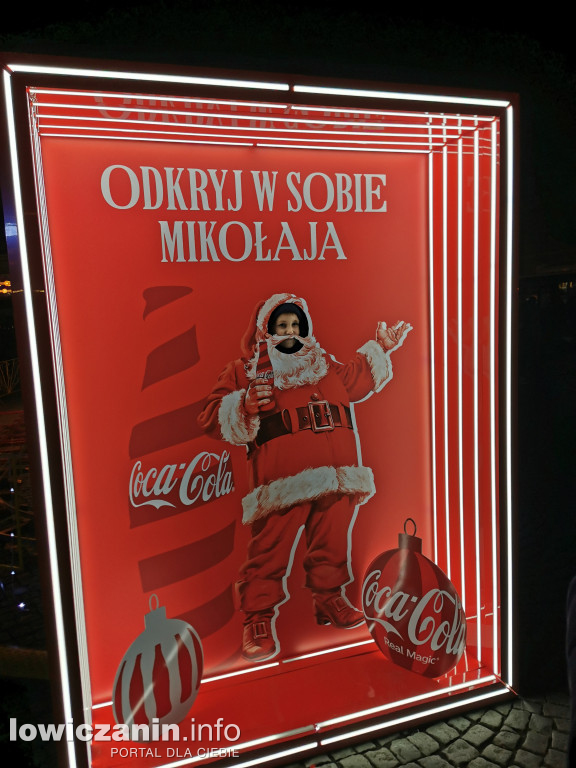 Ciężarówka Coca-Coli w Łowiczu przyciągnęła tłumy