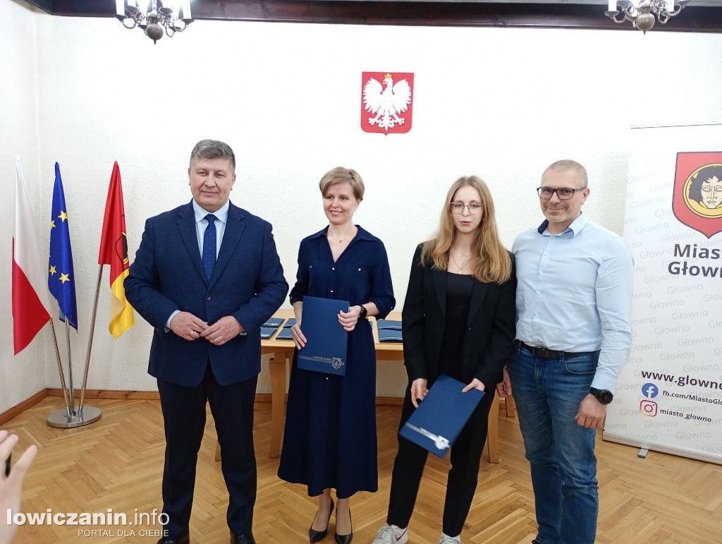Młodzi sportowcy z Głowna otrzymali stypendia