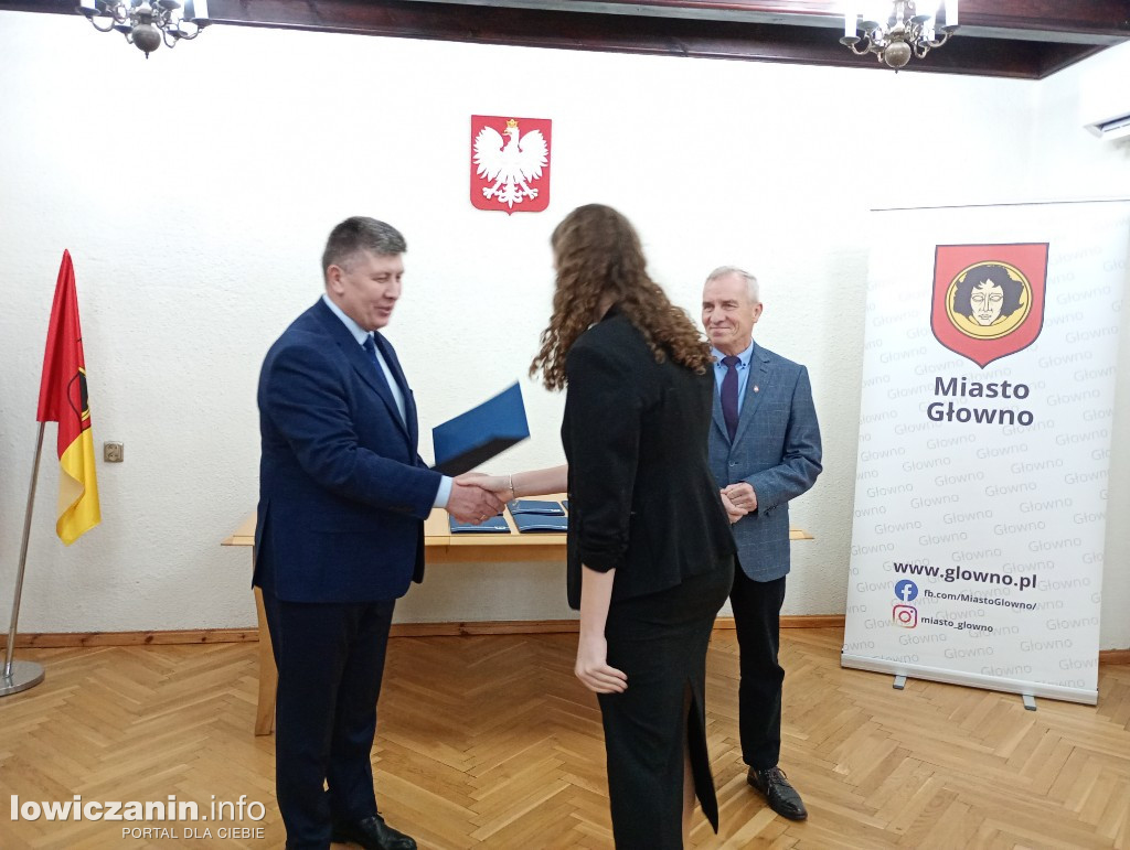 Młodzi sportowcy z Głowna otrzymali stypendia