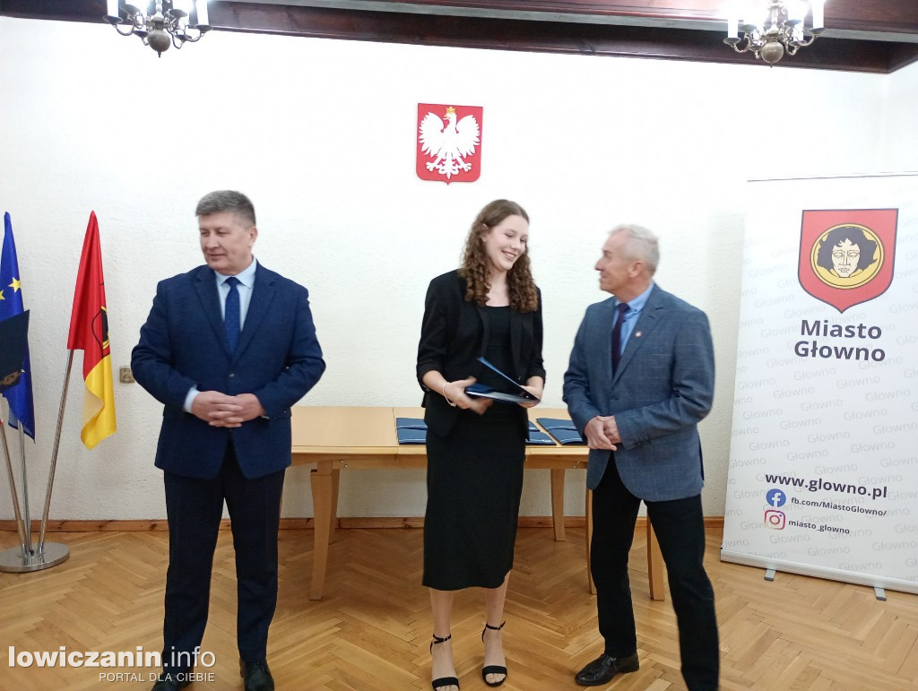 Młodzi sportowcy z Głowna otrzymali stypendia