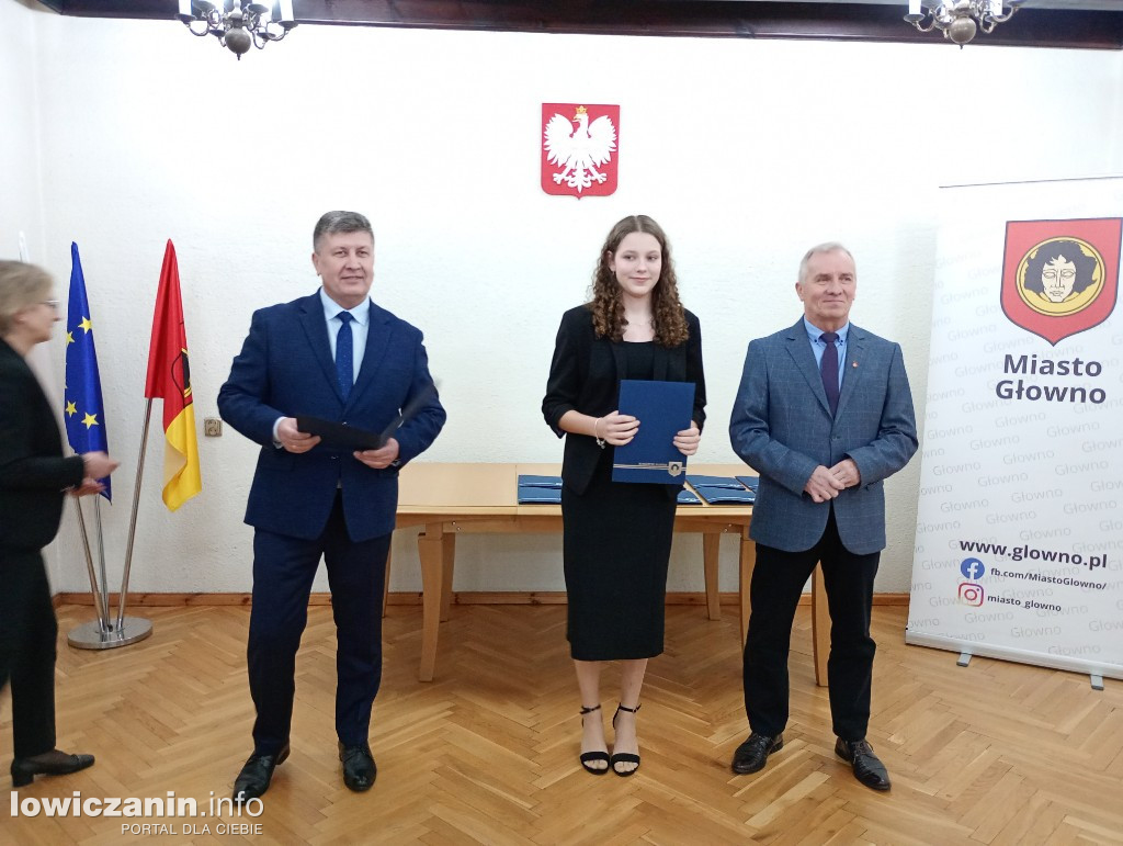 Młodzi sportowcy z Głowna otrzymali stypendia