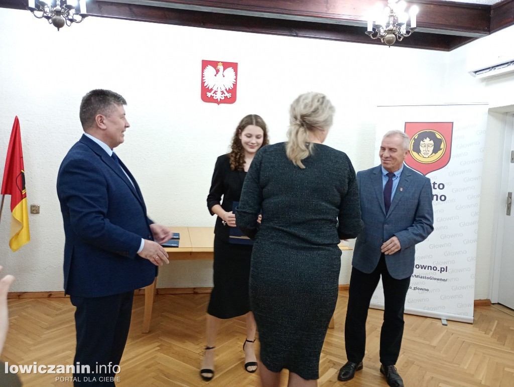 Młodzi sportowcy z Głowna otrzymali stypendia